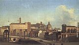 Ippolito Caffi A View Of The Forum painting